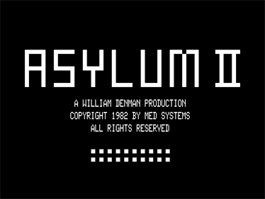 Asylum II - Screenshot - Game Title Image
