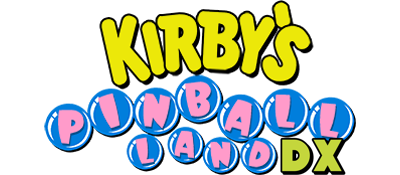 Kirby's Pinball Land DX - Clear Logo Image