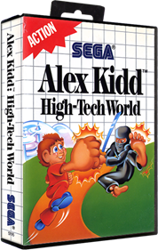 Alex Kidd: High-Tech World - Box - 3D Image
