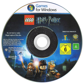 LEGO Harry Potter: Years 1-4 - Disc Image