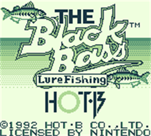 Black Bass: Lure Fishing - Screenshot - Game Title Image