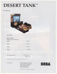 Desert Tank - Advertisement Flyer - Back Image