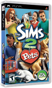 The Sims 2: Pets - Box - 3D Image