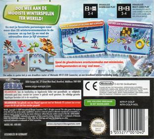 Mario & Sonic at the Olympic Winter Games - Box - Back Image