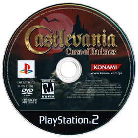 Castlevania: Curse of Darkness - Disc Image