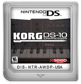 KORG DS-10 Synthesizer - Fanart - Cart - Front Image