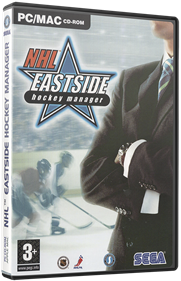 NHL Eastside Hockey Manager - Box - 3D Image