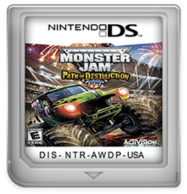Monster Jam: Path of Destruction - Fanart - Cart - Front