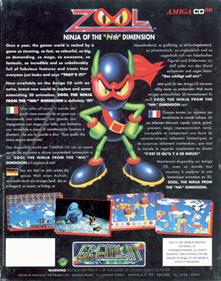 Zool: Ninja of the 'Nth' Dimension - Box - Back Image