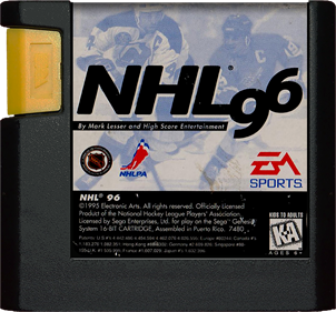 NHL 96 - Cart - Front Image