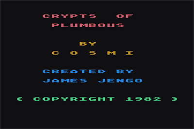 The Crypts of Plumbous - Screenshot - Game Title Image