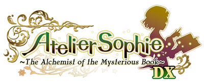 Atelier Sophie: The Alchemist of the Mysterious Book DX - Clear Logo Image