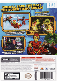 Marvel Super Hero Squad: The Infinity Gauntlet  - Box - Back Image