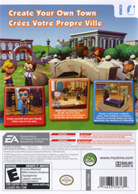 MySims - Box - Back Image