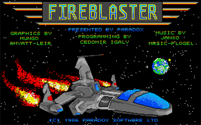 Fireblaster - Screenshot - Game Title Image
