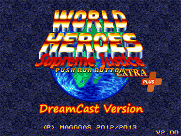 World Heroes Supreme Justice Extra - Screenshot - Game Title Image