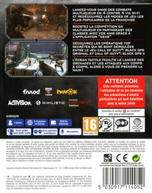 Call of Duty: Black Ops: Declassified - Box - Back Image