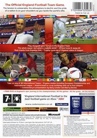 England International Football: 2004 Edition - Box - Back Image