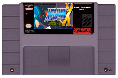 Mega Man X Alpha - Cart - Front Image