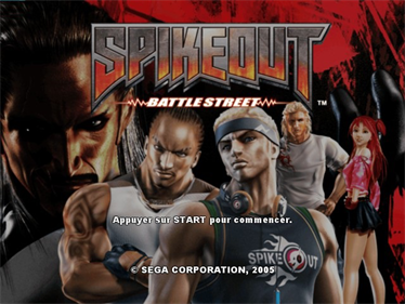 Spikeout: Battle Street - Screenshot - Game Title Image