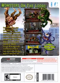 Rampage: Total Destruction - Box - Back Image