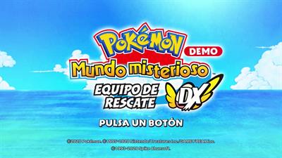 Pokémon Mystery Dungeon: Rescue Team DX - Screenshot - Game Title Image