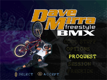 Dave Mirra Freestyle BMX - Screenshot - Game Title Image