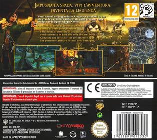 The Lord of the Rings: Aragorn's Quest - Box - Back Image
