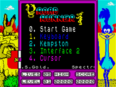 Road Runner - Screenshot - Game Select Image