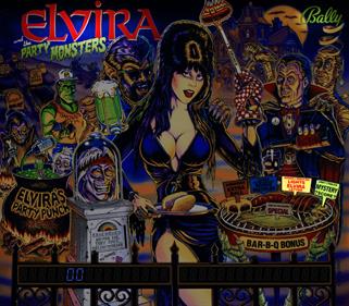Elvira and the Party Monsters - Arcade - Marquee Image