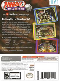 Pinball Hall of Fame: The Williams Collection - Box - Back Image