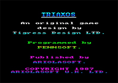 Triaxos  - Screenshot - Game Title Image