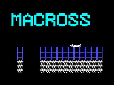 Super Dimension Fortress Macross - Screenshot - Game Title Image