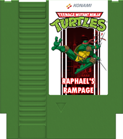 Teenage Mutant Ninja Turtles: Raphael's Rampage - Fanart - Cart - Front Image