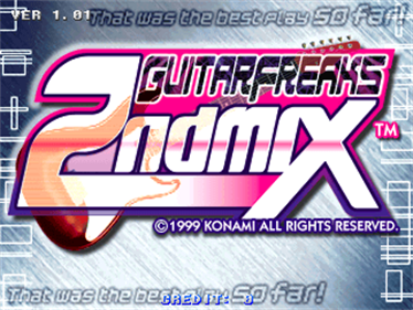 Guitar Freaks 2nd Mix Ver 1.01 - Screenshot - Game Title Image