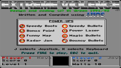 Extreme Violence - Screenshot - Game Title Image