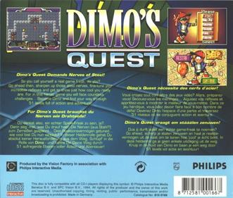 Dimo's Quest - Box - Back Image