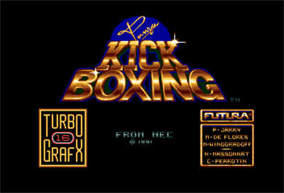 André Panza Kick Boxing - Screenshot - Game Title Image