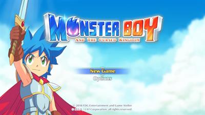 Monster Boy and the Cursed Kingdom - Screenshot - Game Title Image