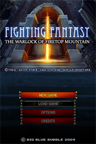 Fighting Fantasy: The Warlock of Firetop Mountain - Screenshot - Game Title Image