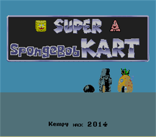 Super SpongeBob Kart - Screenshot - Game Title Image