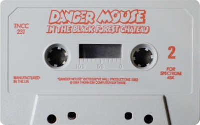 Danger Mouse in The Black Forest Chateau - Cart - Back Image