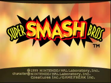 Super Smash Bros. - Screenshot - Game Title Image