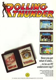 Rolling Thunder - Advertisement Flyer - Front Image