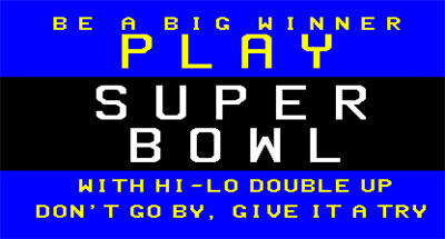 Super Bowl - Screenshot - Game Title Image