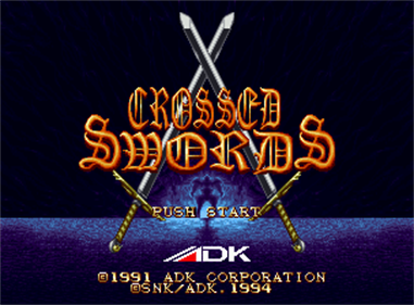 Crossed Swords - Screenshot - Game Title Image