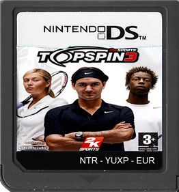 Top Spin 3 - Fanart - Cart - Front Image