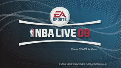 NBA Live 09 - Screenshot - Game Title Image