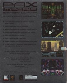 Pax Imperia: Eminent Domain - Box - Back Image