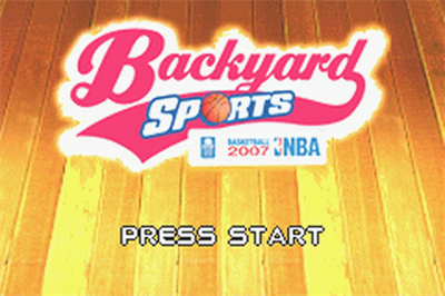 Backyard Sports: Basketball 2007 - Screenshot - Game Title Image